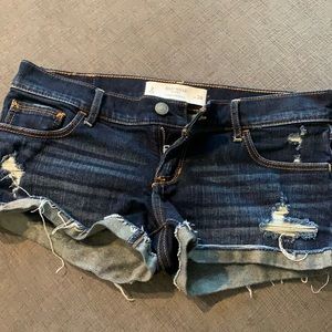 Gilly Hicks distressed denim shorts